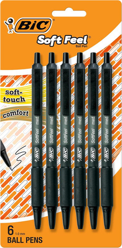 Soft feel ballpoint pen - soft,