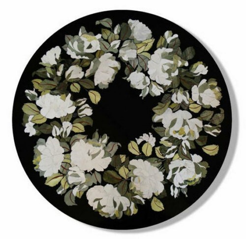 Marble table top coffee - 24'',
