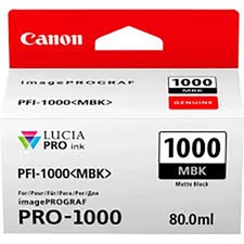 cartouche d'encre imprimante canon pro 1000 Matte Black