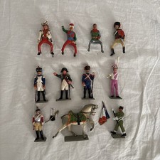 Lot de figurines Starlux accidentées soldats militaires légionnaire cheval