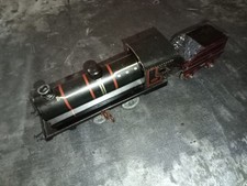 Ancienne locomotive mécanique 120 JdeP JEP Echelle 0 - moteur Ok + tender