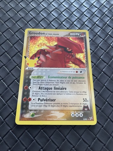 Carte pokémon groudon team - pokémon, de