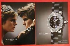Publicité de presse Bijoux Luxe - Montre CHAUMET  Paris Montre Class One 2 pages