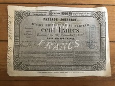 Rare action 100 francs - rare,