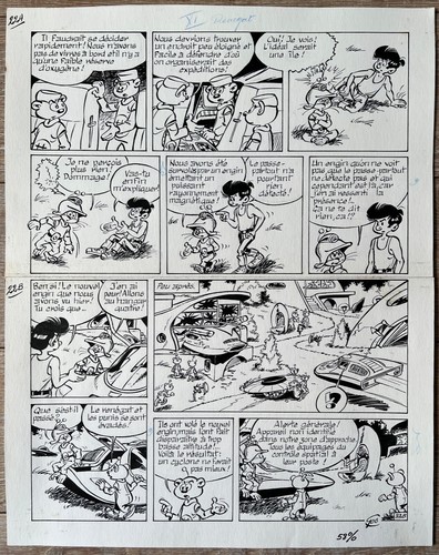 Planche originale gos khena - planche,