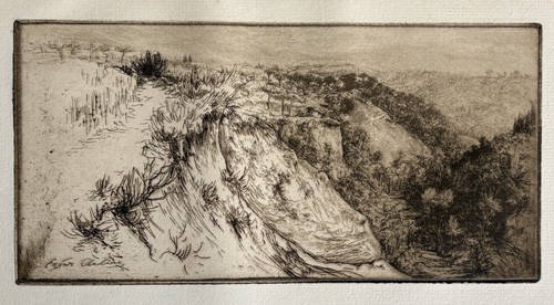 Chahine gravure eau forte