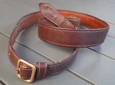 Baudrier de Ceinturon WW1 1914/18 Luxe Cuir surpiqué Officier FRANCE ORIGINAL