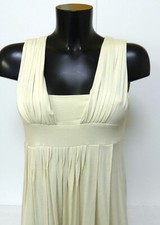 TB Robe MAJE, drapée, ivoire