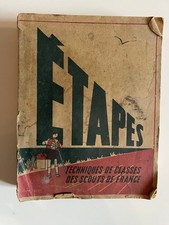 Ancien Livre Etapes techniques de classes des Scouts de France ww2 1943