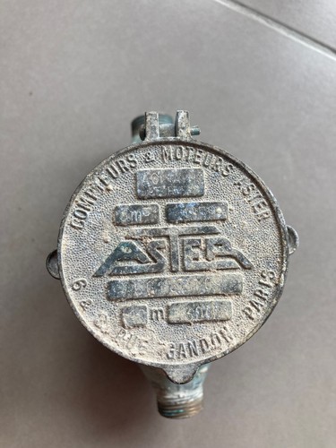 Compteur eau ancien aster - ancien,