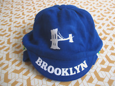 Casquette Cycliste Brooklyn acrylique années 70'S Vintage vélo Cap retro