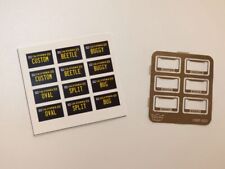 PLAQUE IMMATRICULATION VW Custom - BEETLE - BUGGY 1-24 1-18