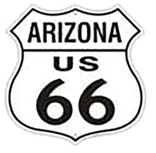 Paquet De 12 Arizona USA Route 66 Blanc Vélo Moto Chapeau Bonnet Revers Broche