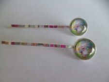 Lot de 2 pinces bronze cabochon 1,2cm Sarah Kay 