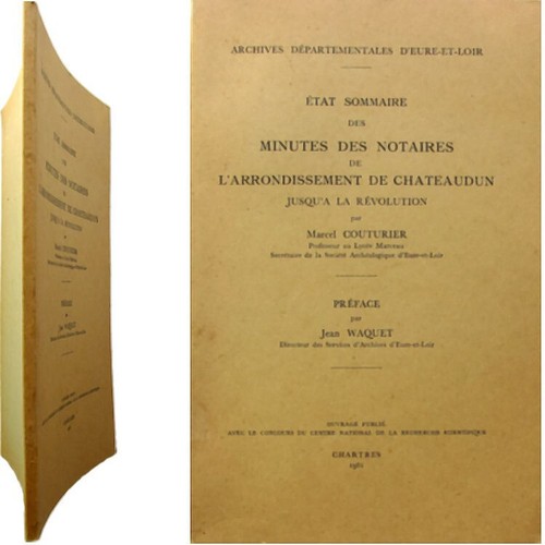Etat minutes des notaires - des, de