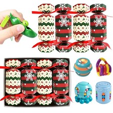 Lot de 4 crackers de Noël de