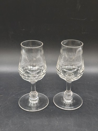 Paire verres vin anciens - verres,