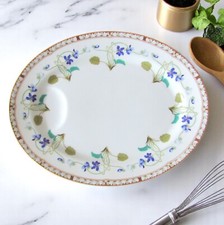 Limoges Haviland. Plat à viande ovale en porcelaine modèle Impératrice Eugénie