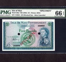 Isle of Man 5 Pounds 1961