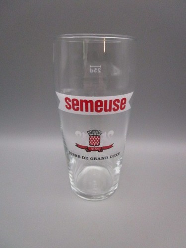 Verre bière publicitaire - verre, a