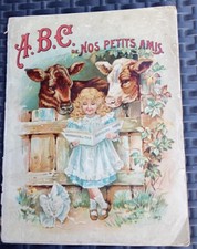 Livre ancien pour enfant : ABC DE NOS PETITS AMIS