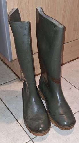 Bottes cahoutchouc kaki en - cahoutchouc, 43