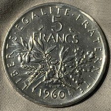 Pièce en argent de 5 Francs -