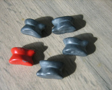 Ancien Jeu d'Osselets en Plomb