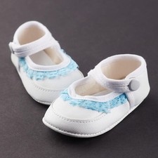 chaussure blanc bleu 98mm