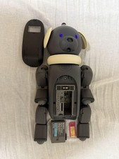 Sony AIBO Robot Dog Macaron noir/gris état indésirable avec accessoires Japon