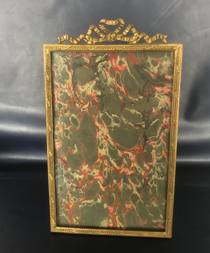 Ancien cadre photo - en, bronze