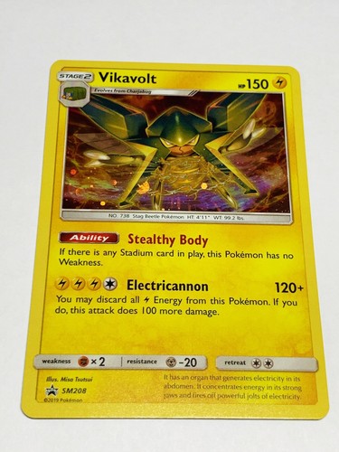Pokemon card vikavolt holo - vikavolt,