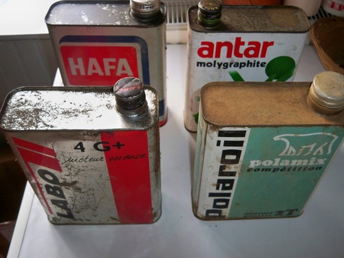 Bidons huile anciens - bidons,