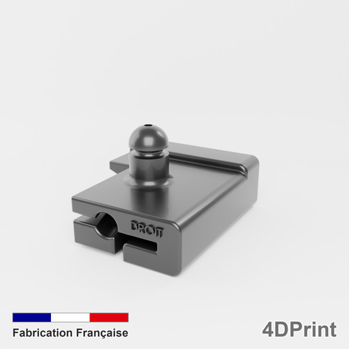 Agrafe fixation vitre - fixation,