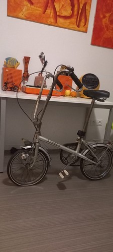 Ancien mini vélo pliant - ancien,