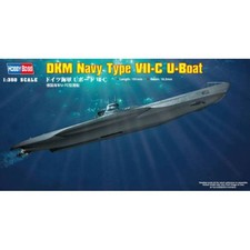 Maquette Sous-marin Dkm Navy Type Vii-c U-boat Hobby Boss 83505 1/350ème Maquett
