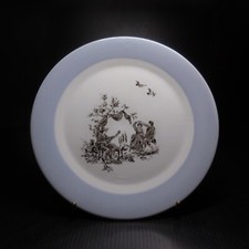  Assiette dessert KG Lunéville Tradition France faïence art romantique N8926