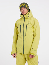 Hommes Protest Prttimo Split Petit Pois Jaune Ski Board Veste Timo -894 Vendeur
