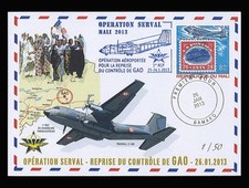 MALI13-12T1 : 2013 Opération SERVAL Mali, Raid aéroporté GAO 1°RCP TRANSALL C160