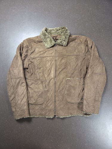 Veste vintage marron suédine