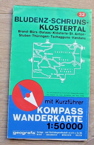 Carte topo kompass randonnées - topo,