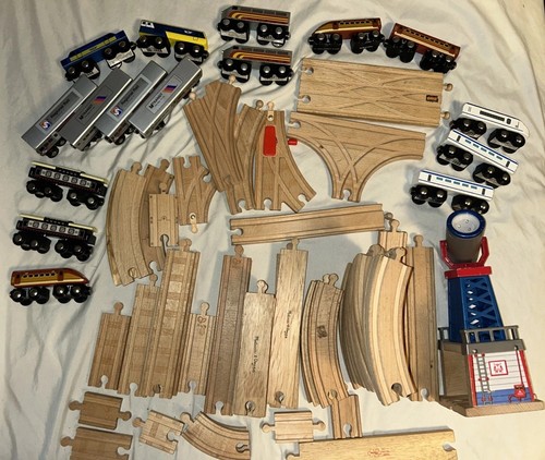 Piece wooden train - wooden, set