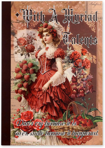 Vintage ephemera sticker - vintage, book