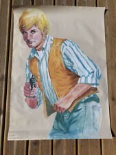 Cible de tir Ancien police gendarmerie Vintage Malik affiche PJL3 2004