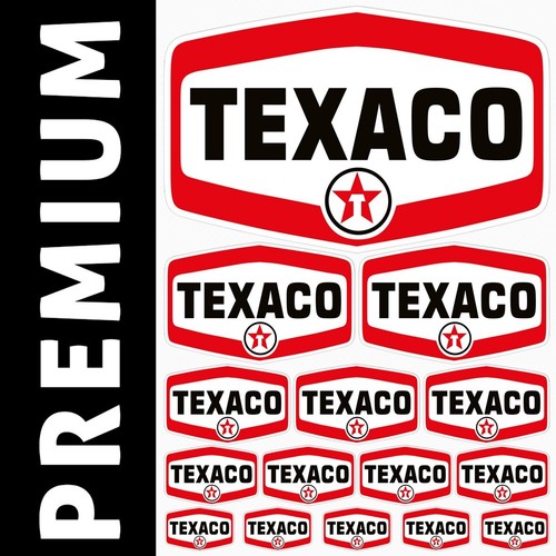 Texaco 15 stickers - texaco,