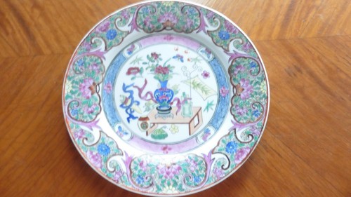 Assiette porcelaine canton - ,