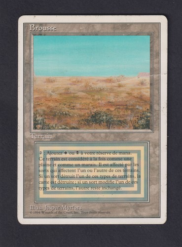 Magic mtg brousse revised - brousse,