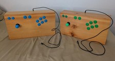 2X Custom Wood Arcade Sticks
