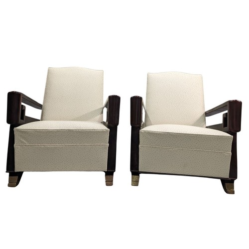 Paire fauteuils années 40 - de,