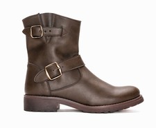 Bottines femme cuir végan